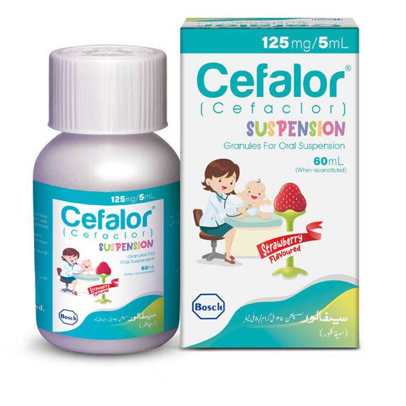 Cefalor 125mg/5mg Suspension 60ml