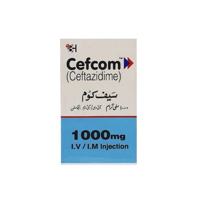 Cefcom 1000mg Im Iv Inj
