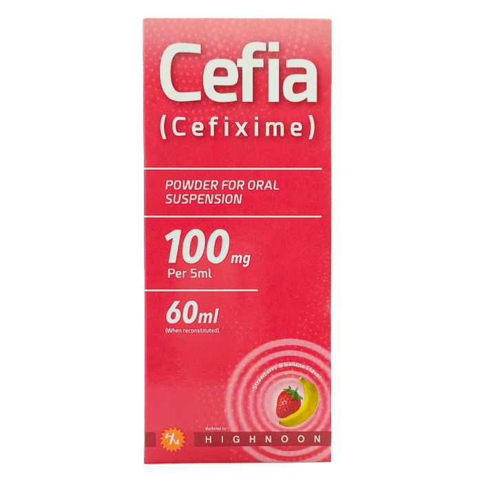 Cefia 60ml Syrup
