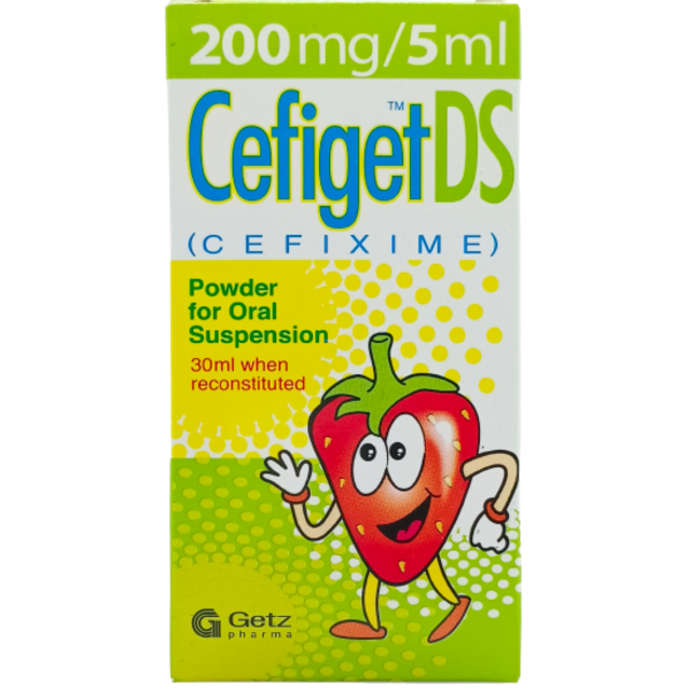 Cefiget DS 200mg/5ml Suspension 30ml