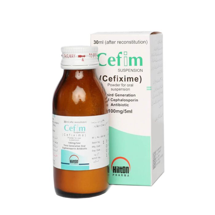 Cefim 100mg 30ml Syp
