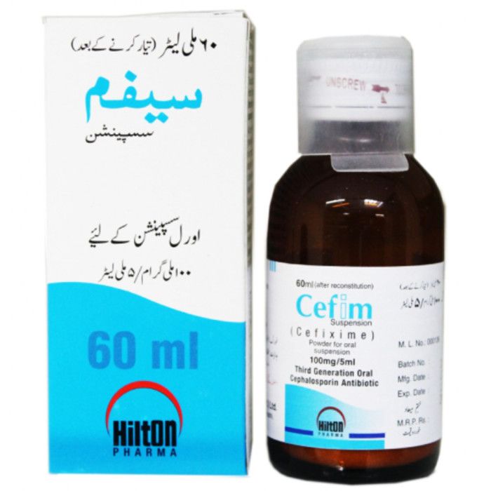 Cefim 100mg/5ml Suspension 60ml