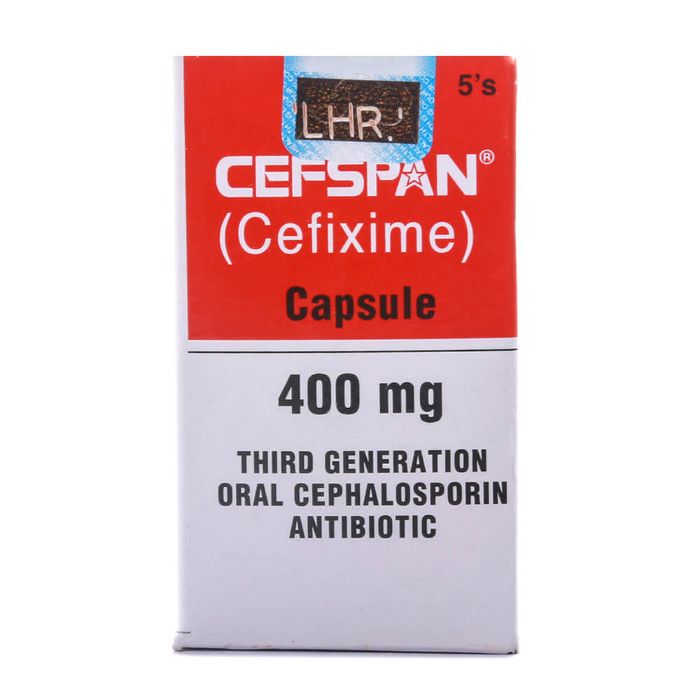 Cefspan 400mg Capsules (5s)