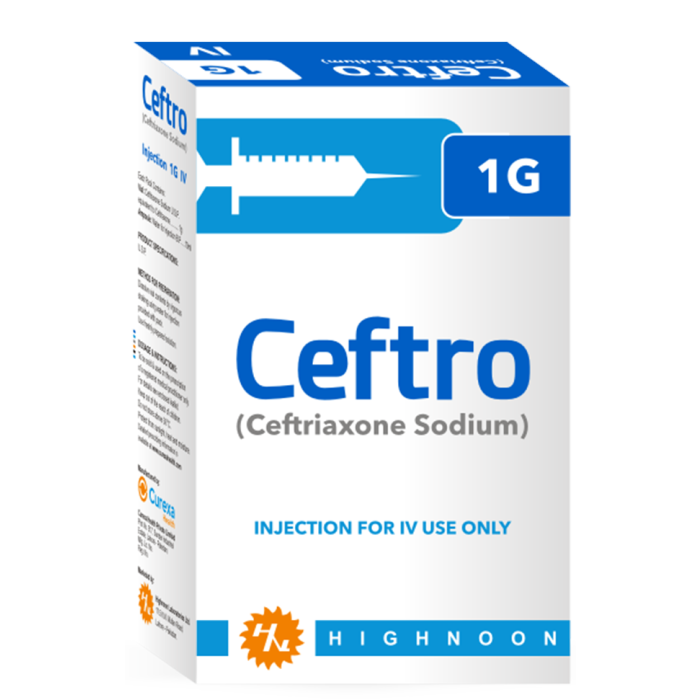 Ceftro 1g Iv Inj