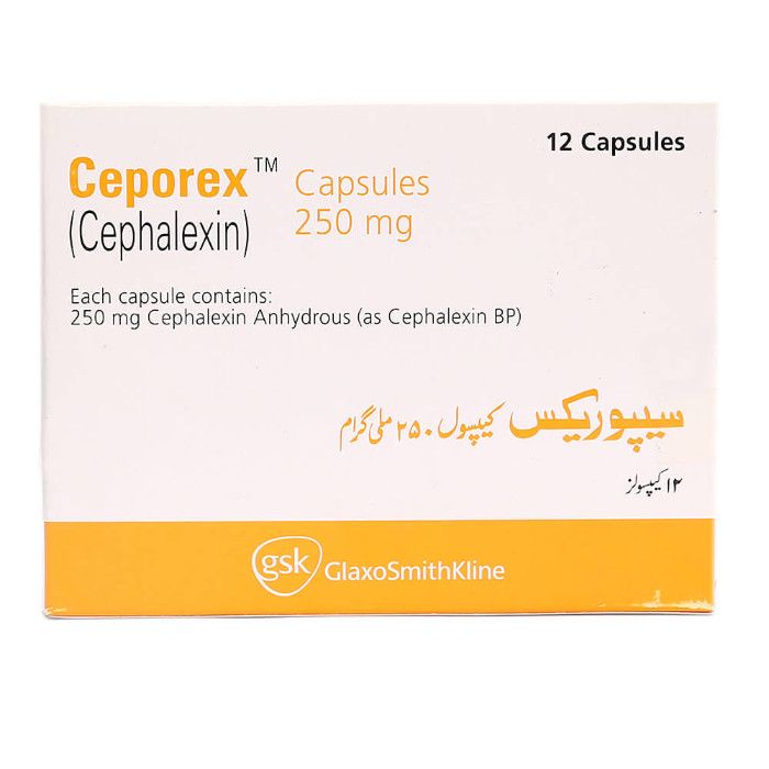 Ceporex 250mg Capsules (12s)