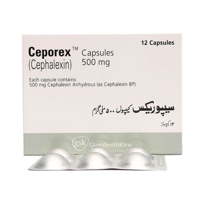 Ceporex 500mg Capsules