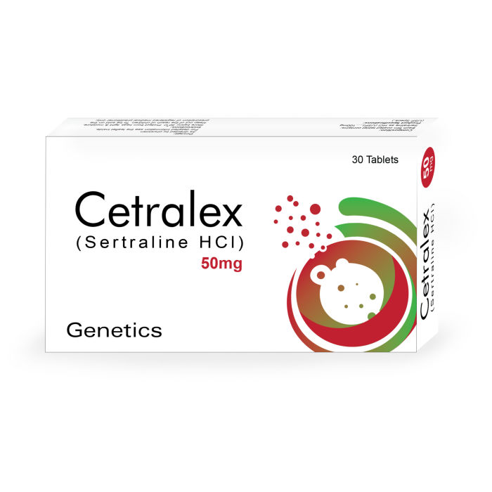 Cetralex 50mg Tablets