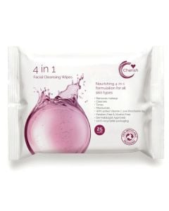 Cherish Facial Cleansing Wipes 25pcs
