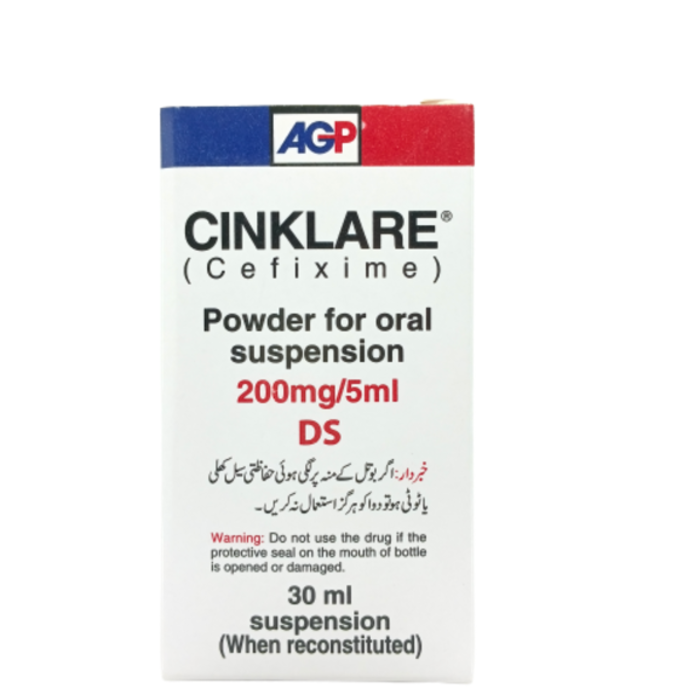 Cinklare DS 200mg/5ml Suspension 30ml