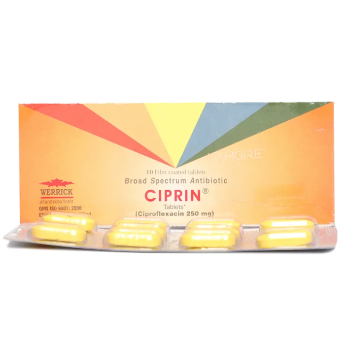 Ciprin 250mg Tablets