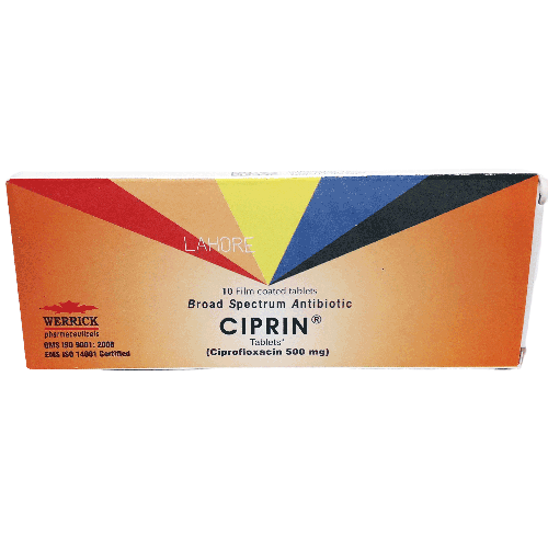 Ciprin 500mg Tablets (10s)