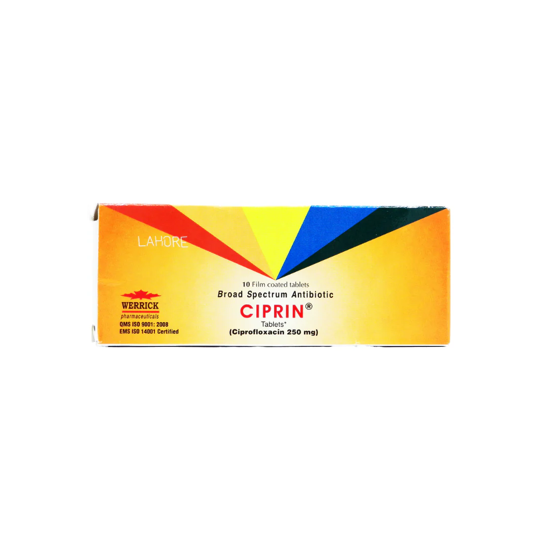 Ciprin 250mg Capsules (10s)