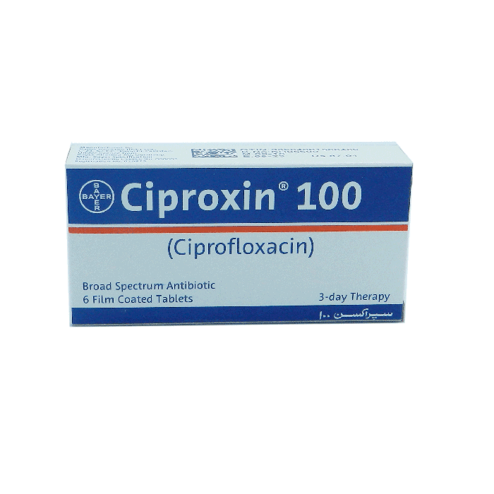 Ciproxin 100mg Tablets