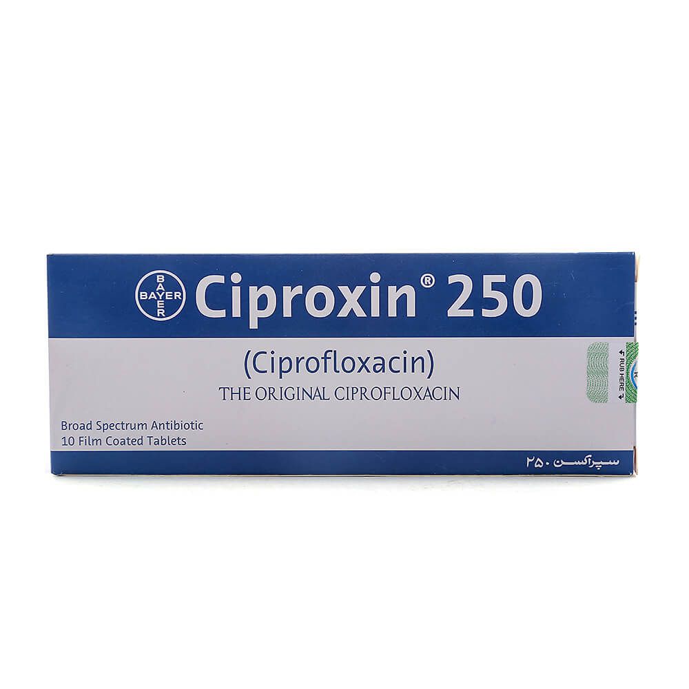 Ciproxin 250mg Tablets (10s)