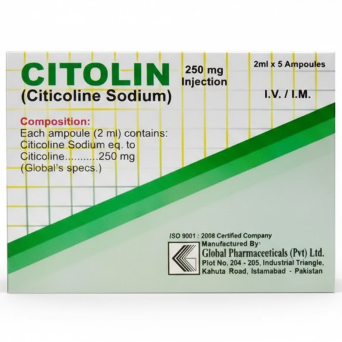 Citolin 250mg Injection 2ml (5s)