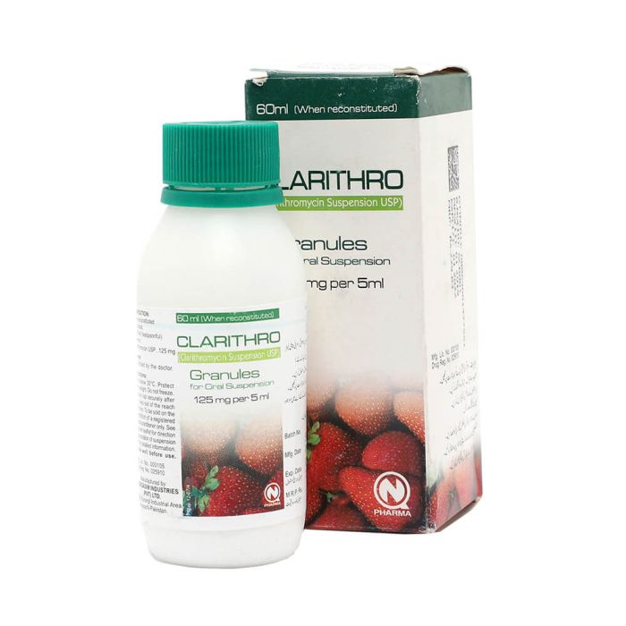 Clarithro 125mg 60ml Syp