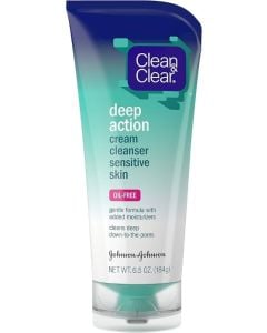 Clean Clear Deep Action Cream Cleanser Oil Free 184g