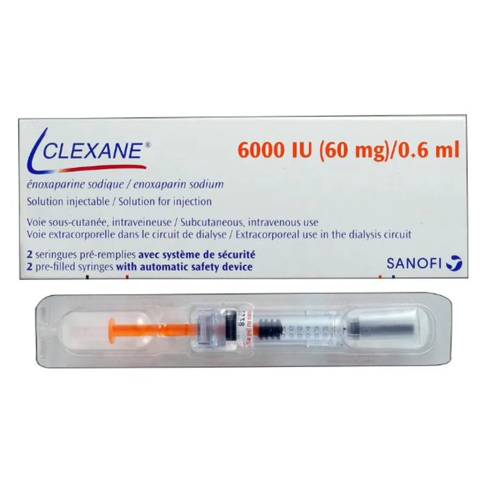 Clexane 60mg/0.6ml Pre-Filled Syringe (2s)