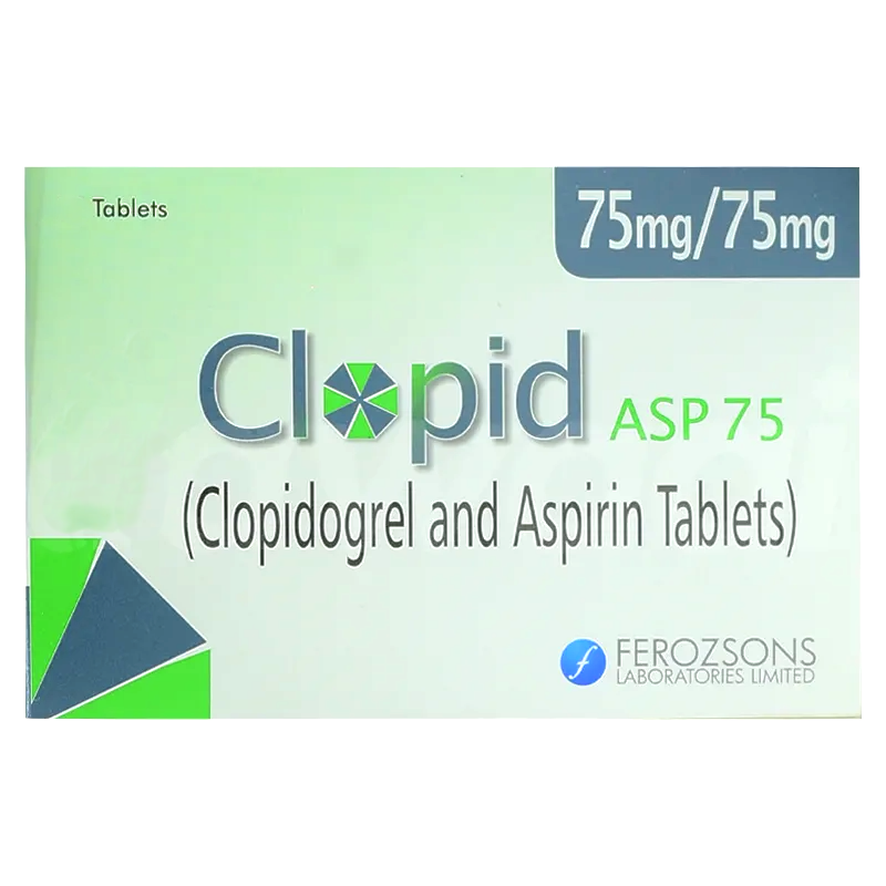 Clopid Asp 75mg/75mg Tablets (20s)