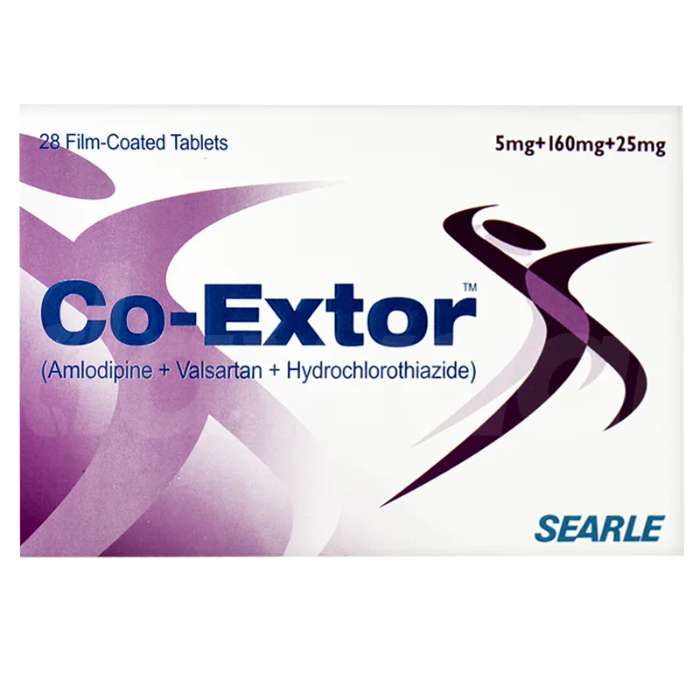 Co Extor 5mg/160mg/25mg Tablets (28s)