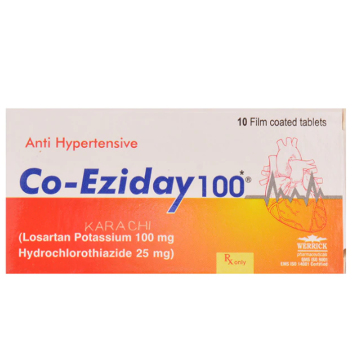 Co Eziday 100mg/25mg Tablets (10s)