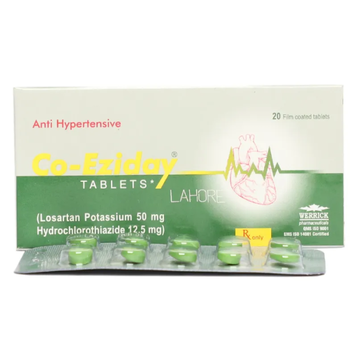 Co Eziday 50mg Tablets