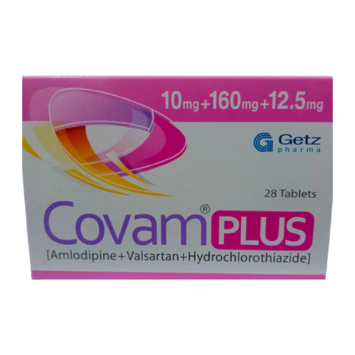 Covam Plus 10mg/160mg/12.5mg Tablets (28s)