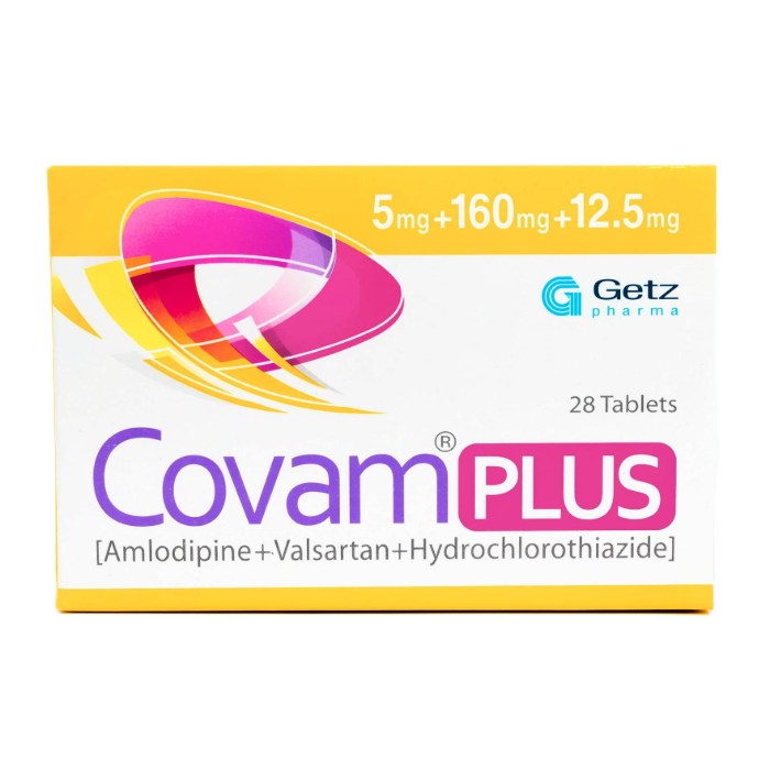 Covam Plus 5mg/160mg/12.5mg Tablets (28s)