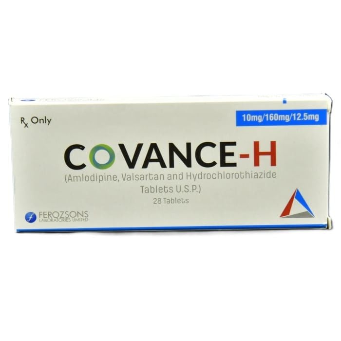 Covance H 10mg/160mg/12.5mg Tablets (28s)