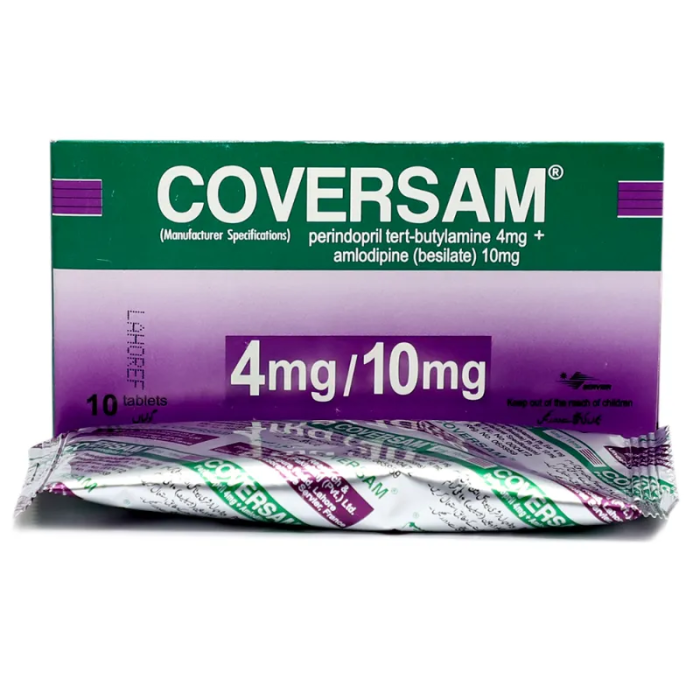 Coversam 4 10mg Tablets