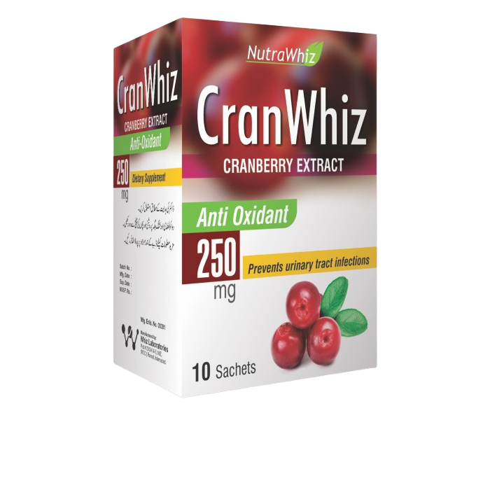 Cranwhiz 250mg Sachets 10s