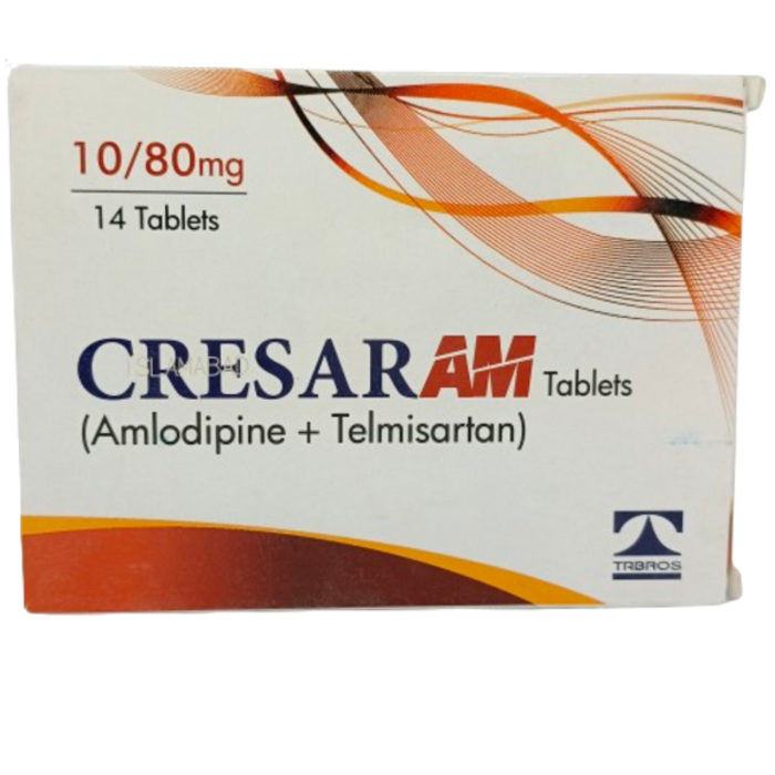 Cresar Am 10mg/80mg Tablets (14s)