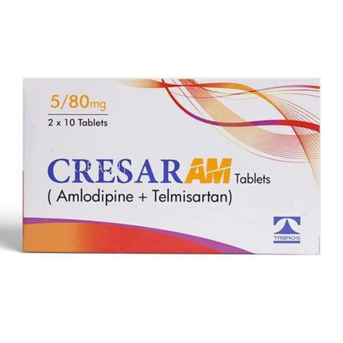 Cresar Am 5mg/80mg Tablets (20s)
