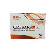 Cresar Am 10mg 80mg Tablets 14s