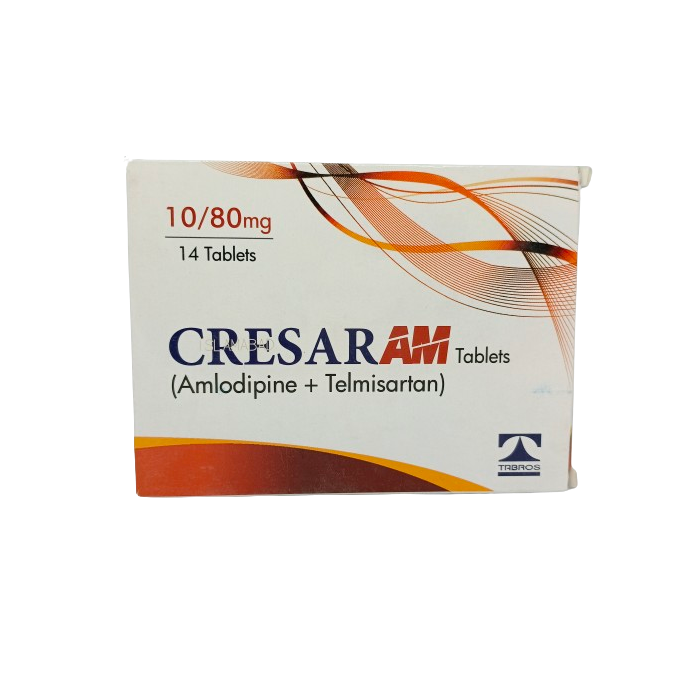 Cresar Am 10mg 80mg Tablets 14s