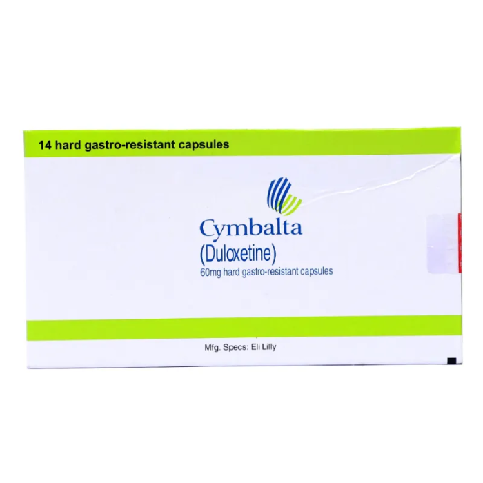 Cymbalta 60mg Capsules
