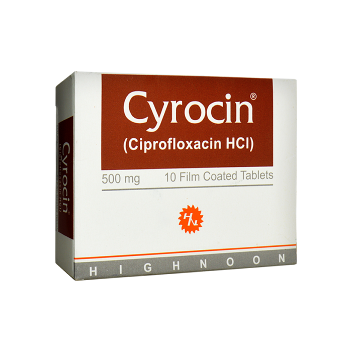 Cyrocin 500mg Tablets
