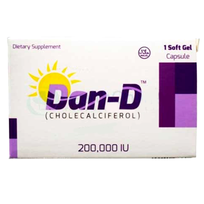 Dan D 200000Iu Soft Gel Capsules (1s)