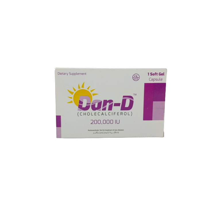 Dan D 200000iu Soft Gel Capsules