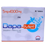 Dapa Met 5mg/1000mg Tablets (28s)