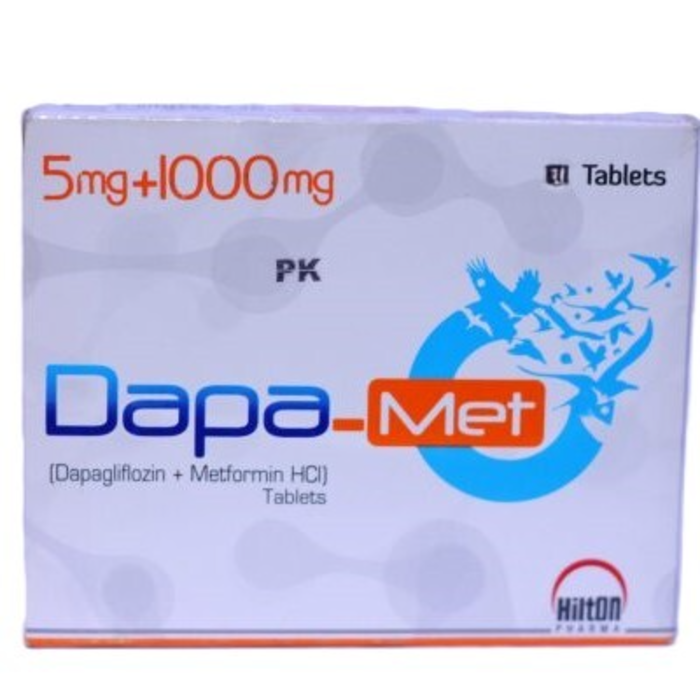 Dapa Met 5mg/1000mg Tablets (28s)