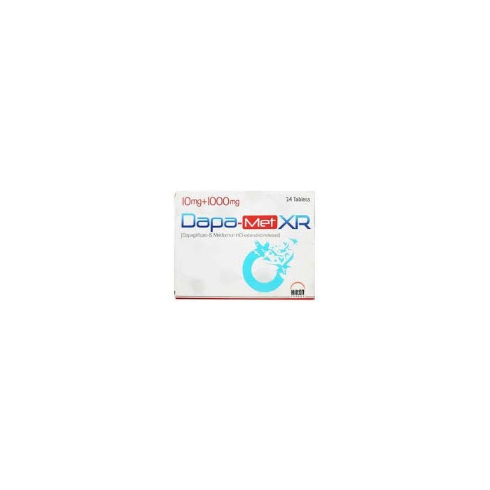 Dapa Met Xr 10mg 1000mg Tablets