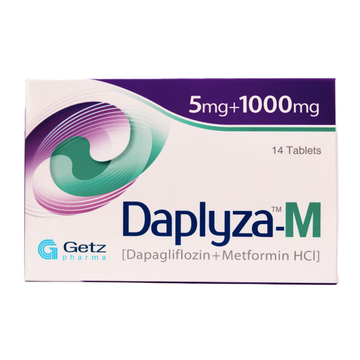 Daplyza M 5mg/1000mg Tablets (14s)