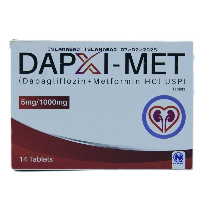 Dapxi Met 5mg 1000mg Tablets
