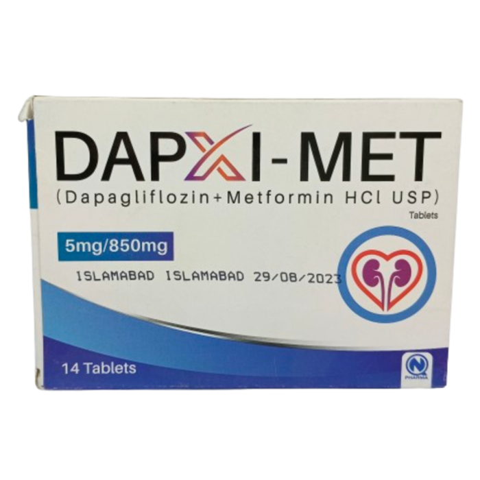 Dapxi Met 5mg/850mg Tablets (14s)