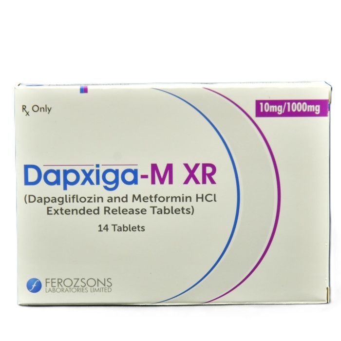 Dapxiga-M XR 10mg/1000mg Tablets (14s)