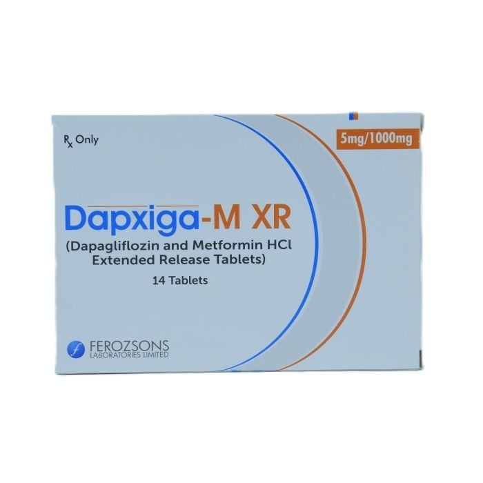 Dapxiga Mxr 5mg 1000mg Tab 14s
