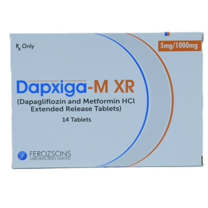 Dapxiga-M XR 5mg/1000mg Tablets (14s)