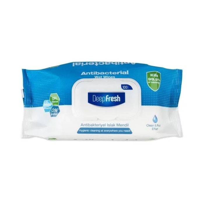 Deep Fresh Baby Wipes 100pcs Otantic Blue
