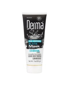 Derma Shine Facial Mask 200gm Black Charcoal Extract